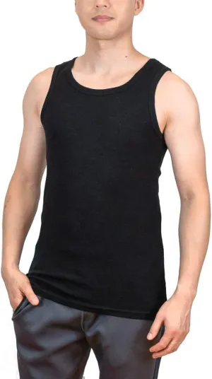 SHEEP RUN 100% Merino Wool Men's Lightweight Moisture Wicking Breathable Tank Top