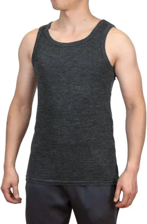 SHEEP RUN 100% Merino Wool Men's Lightweight Moisture Wicking Breathable Tank Top