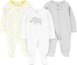 Simple Joys by Carter's Baby 3-Pack Neutral Sleep and Play