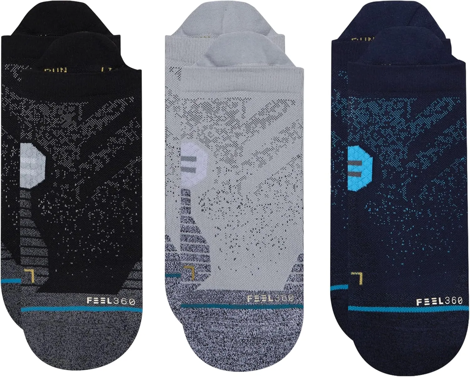 Stance Run Tab St Socks [3 Pack] (Small)