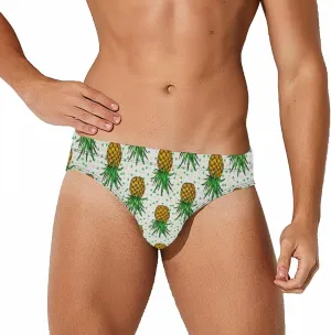 Supdreamc Men's Low Rise Swimwear Briefs Print Bikini Swimsuit