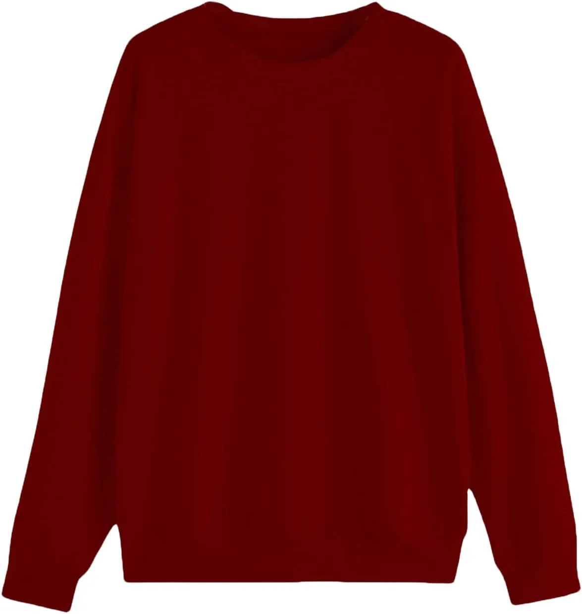 Sweatshirt for Women&Men Crewneck Basic Pullovers Long Sleeve Lightweight Cotton Tops Unisex Fashion Sweatshirts