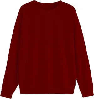 Sweatshirt for Women&Men Crewneck Basic Pullovers Long Sleeve Lightweight Cotton Tops Unisex Fashion Sweatshirts