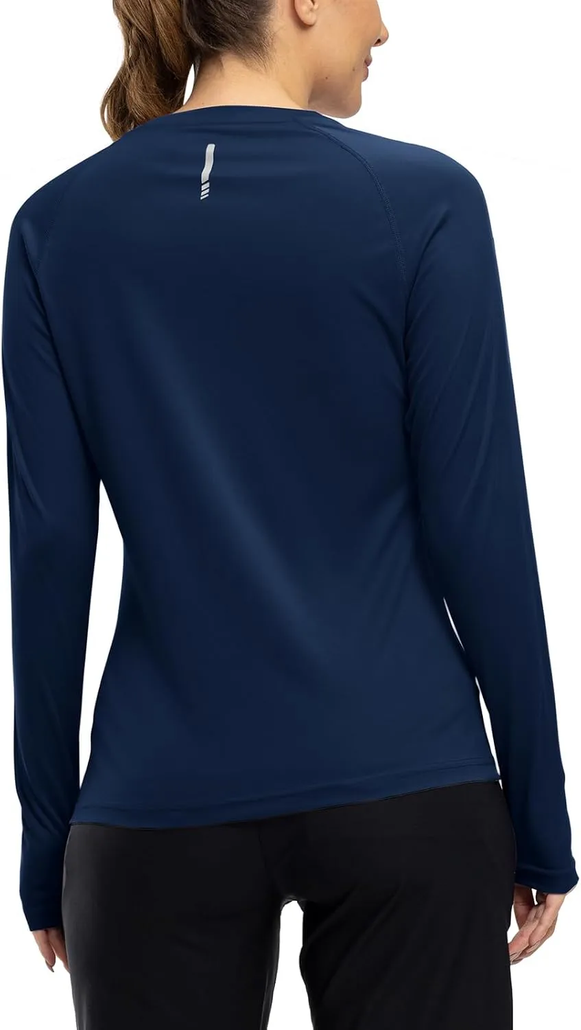 TBMPOY Women UPF 50  Long Sleeve Shirts Quick Dry Quarter Zipper Sun Shirts Hiking Athletic Workout Shirts