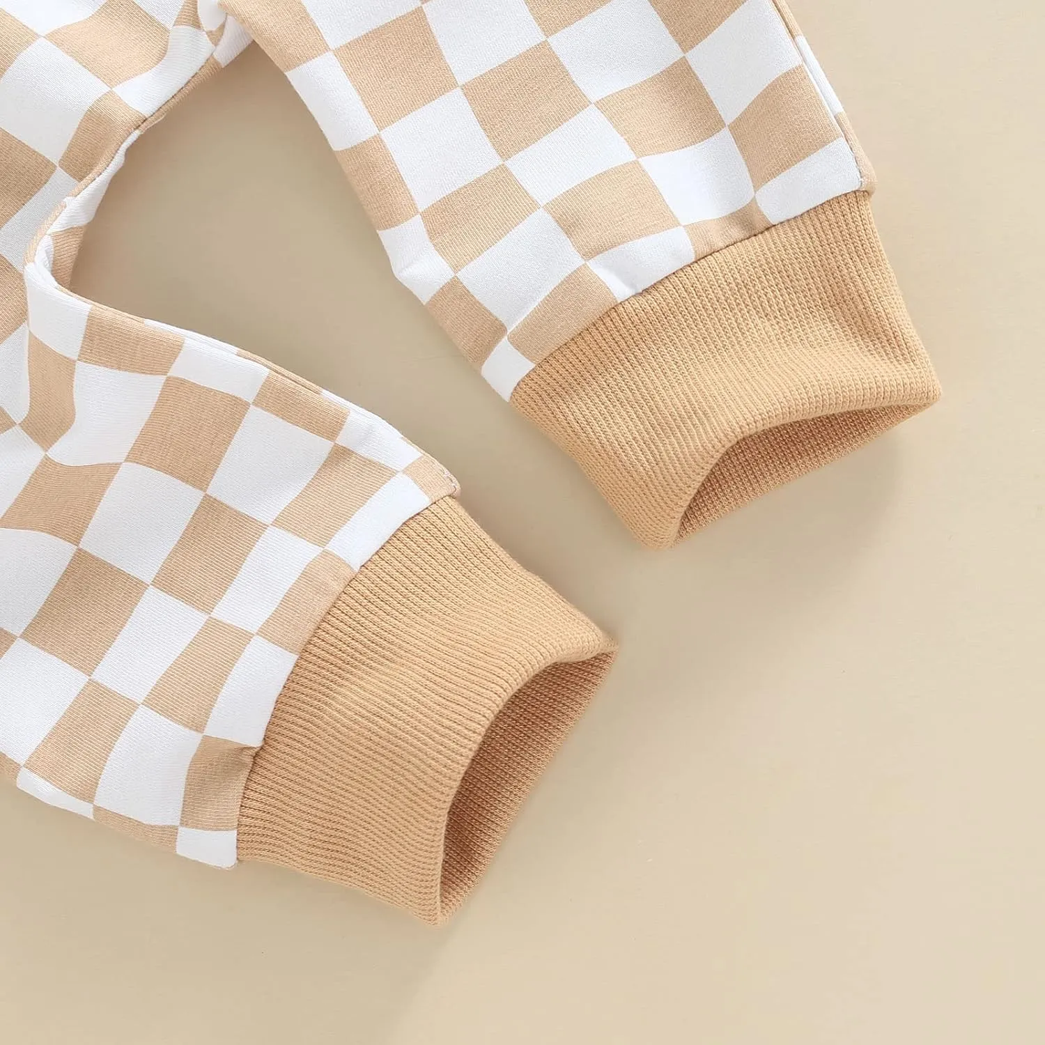 Toddler Checkered Pants Baby Girl Boy Elastic Waist Jogger Pants Kids Casual Plaid Trousers Infant Long Sweatpants