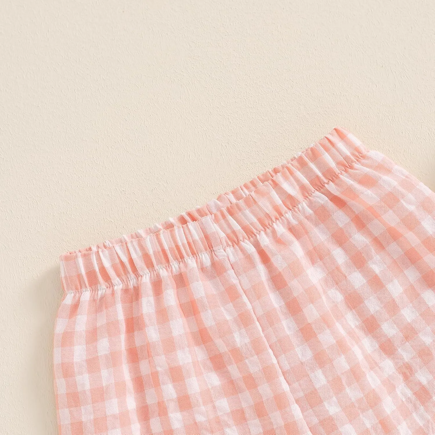Toddler Checkered Pants Baby Girl Boy Elastic Waist Jogger Pants Kids Casual Plaid Trousers Infant Long Sweatpants