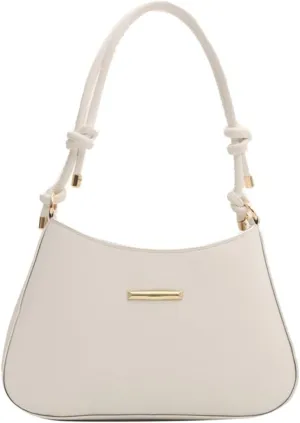 Trendy Candy Color Underarm Bag Practical PU Leather Shoulder Bags Work Handbag for Students and Office Newcomers