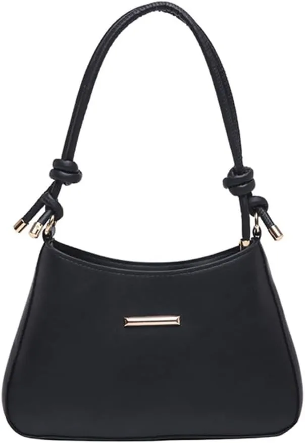 Trendy Candy Color Underarm Bag Practical PU Leather Shoulder Bags Work Handbag for Students and Office Newcomers