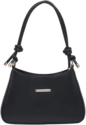 Trendy Candy Color Underarm Bag Practical PU Leather Shoulder Bags Work Handbag for Students and Office Newcomers