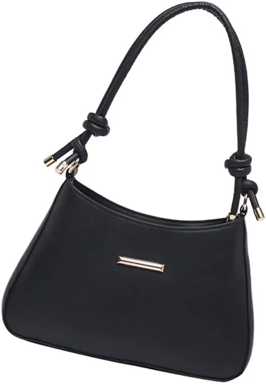 Trendy Candy Color Underarm Bag Practical PU Leather Shoulder Bags Work Handbag for Students and Office Newcomers