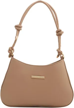 Trendy Candy Color Underarm Bag Practical PU Leather Shoulder Bags Work Handbag for Students and Office Newcomers