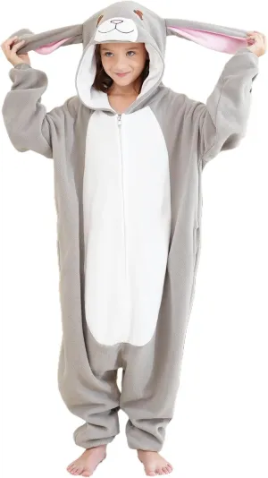 Unisex Kids Onesie, Flannel Cosplay Animal Costume Halloween Onesie Pajamas Home Clothing
