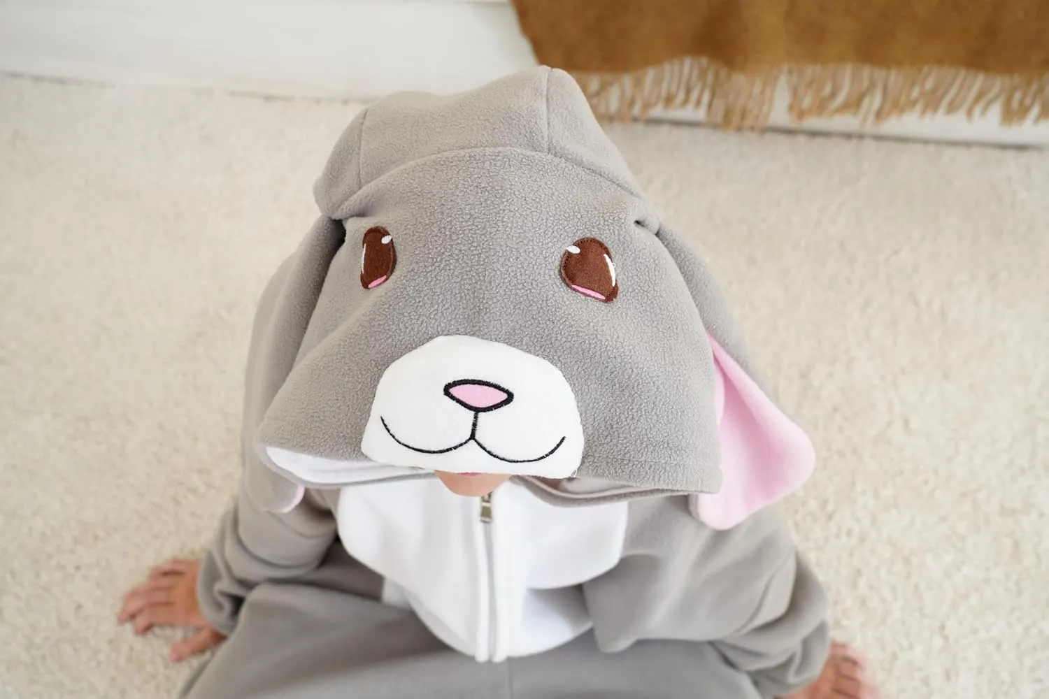 Unisex Kids Onesie, Flannel Cosplay Animal Costume Halloween Onesie Pajamas Home Clothing