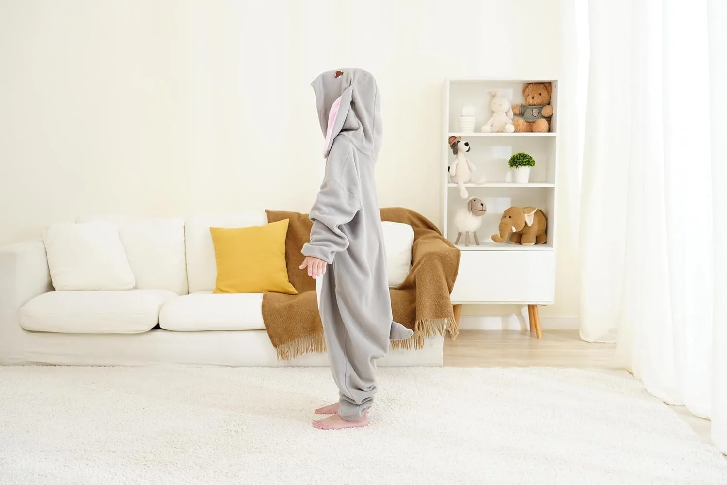 Unisex Kids Onesie, Flannel Cosplay Animal Costume Halloween Onesie Pajamas Home Clothing