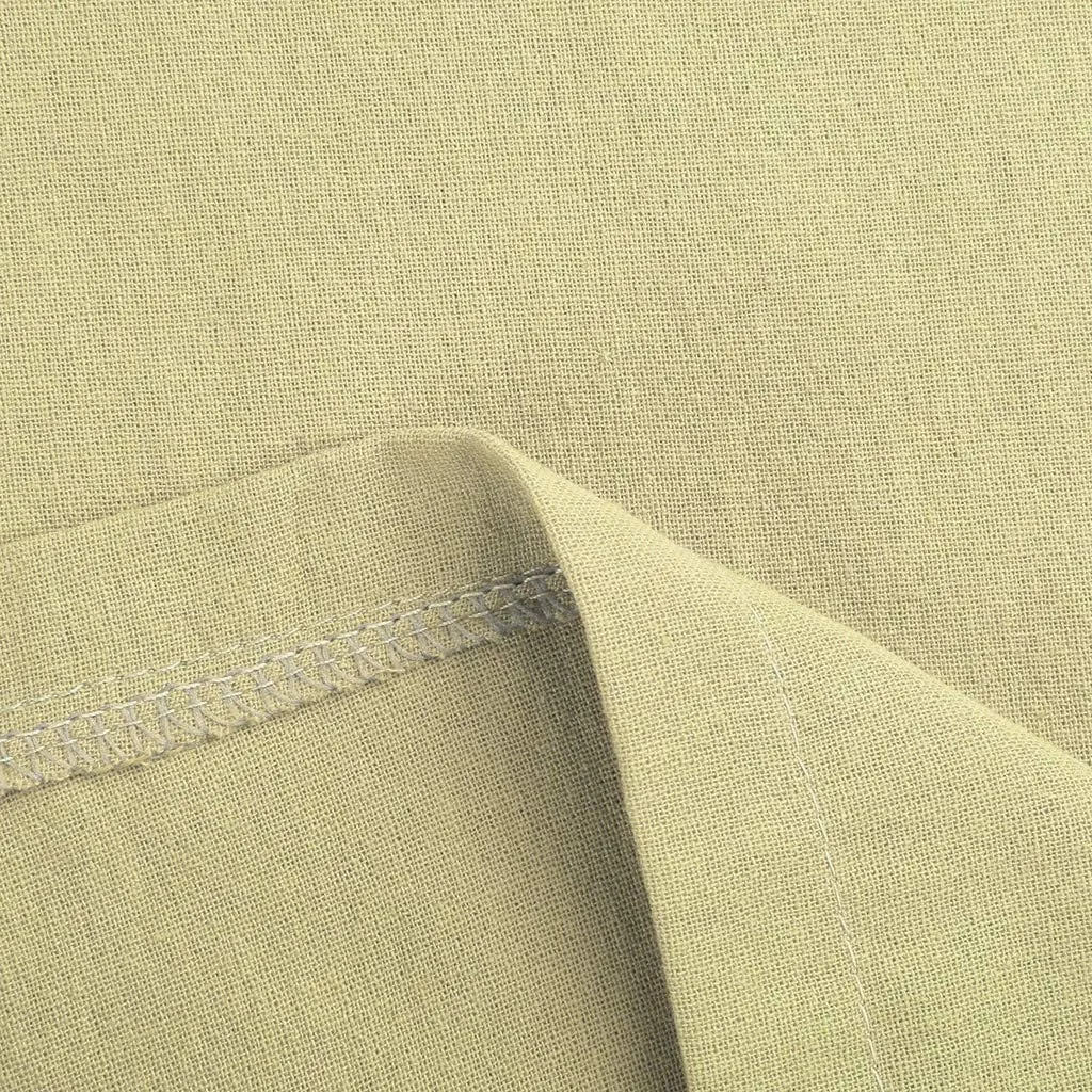 Womens Cotton Linen Palazzo Pants Drawstring Elastic Waist Casual Summer Wide Leg Relax Fit Trousers with Pockets