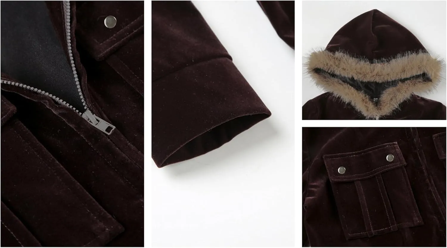 Y2k Zip Up Hoodie Fur Hooded Jacket Graphic Hoodie Grunge 2000s Clothing for Women Crop Winter Coats Streetwear