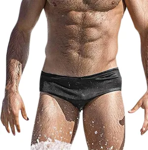 ZEFOTIM Men's Swim Briefs Funny Solid Color Bikini Board Surf Swim Suit